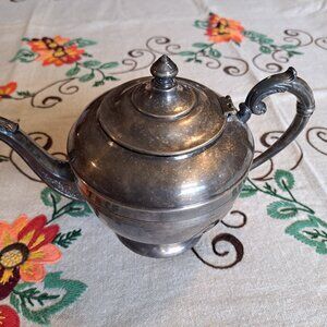 Vintage silver plate teapot.